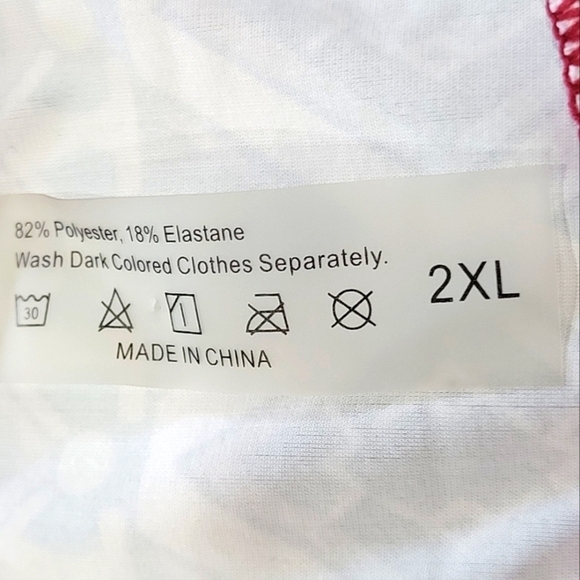 2XL Geometric Zig Zag Colorful Swim Shorts - Picture 5 of 5